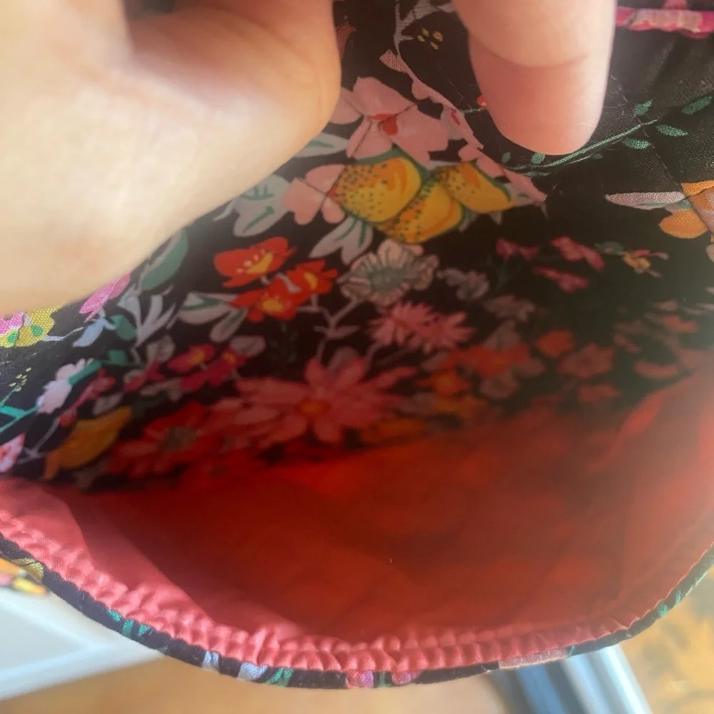 Vera Bradley Tangerine Twist Crossbody Messenger Bag Quilted Floral Colorful - Picture 5 of 12